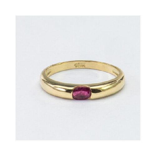 Anillo Cartier Rubi - Oro 10k