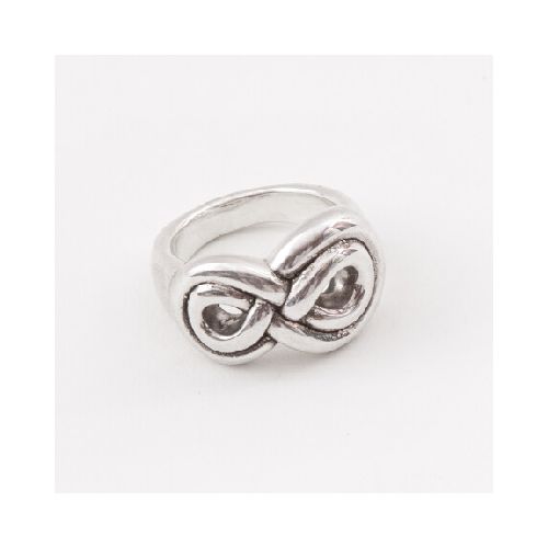 Anillo Infinito Inflado - Plata 925