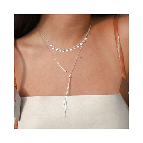 Collar Corbatero Estrellas - Plata 925