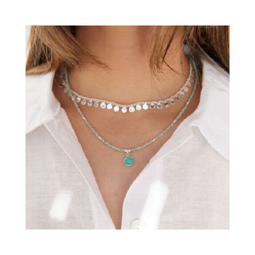 Collar Forest Aventurina - Plata 925