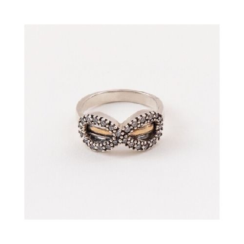 Anillo Infinity 4 - Plata y Oro