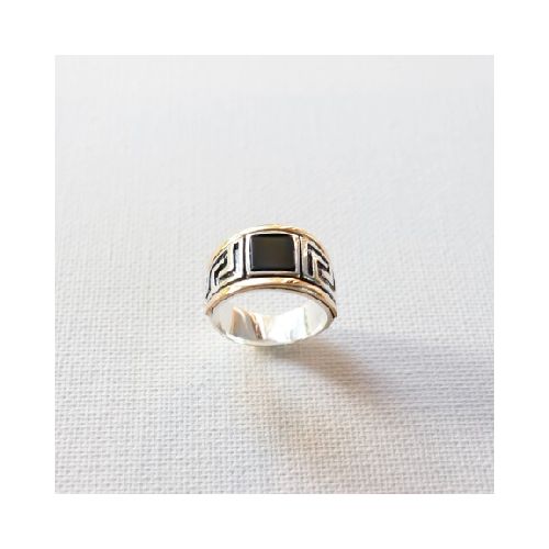 Anillo Griego - Plata y Oro