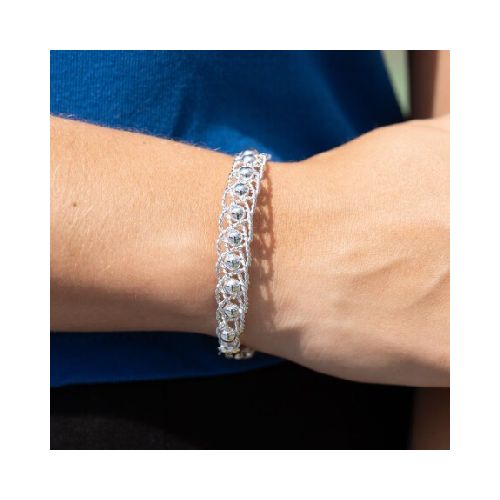 Pulsera Trenzada - Plata 925