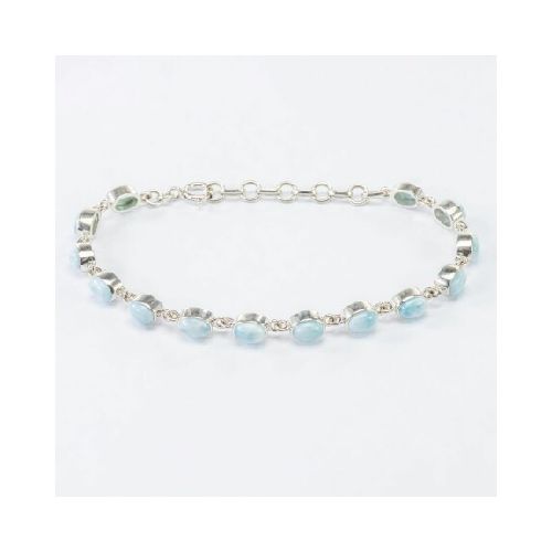 Pulsera Cora Larimar - Plata 925