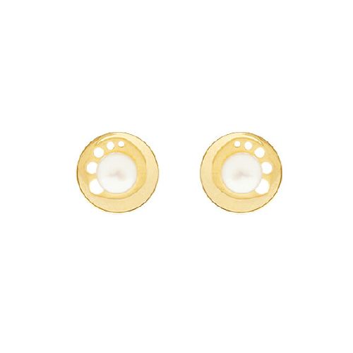 Caravanas Moon - Oro 18k