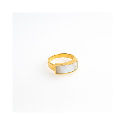 Anillo Pacific Gold - Plata y baño de Oro