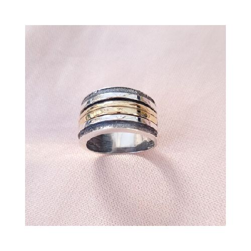 Anillo Iris - Plata y Oro