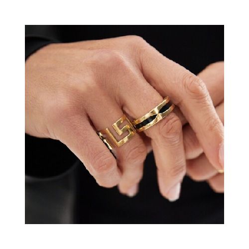 Anillo Guarda Griega - Oro 18k