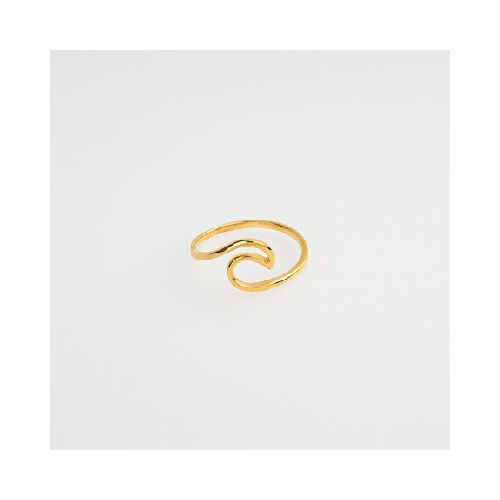 Anillo Wave Gold - Plata y Baño de Oro