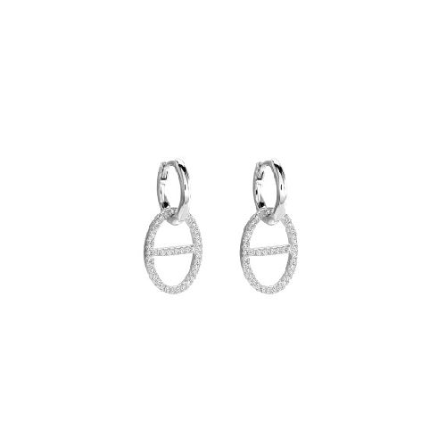 Aros Stormi Oval - Plata 925