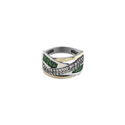 Anillo Morrison Green - Plata y Oro