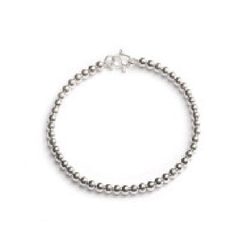 Pulsera Perlas de PLata - Larga