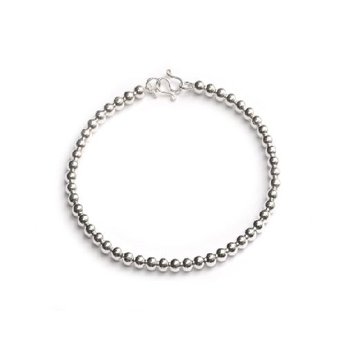 Pulsera Perlas de PLata - Mediana