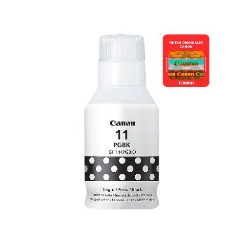 Botella De Tinta Canon Negro GI-11 PGBK 135ml