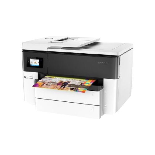 HP Officejet Pro 7740 All-in-One - Impresora multifunción - color - chorro de tinta - A3/Ledger (297 x 432 mm) (original) - A3/Ledger (material) - hasta 33 ppm (copiando) - hasta 22 ppm (impresión) - 250 hojas - 33.6 Kbps - USB 2.0, LAN, Wi-Fi(n), host USB