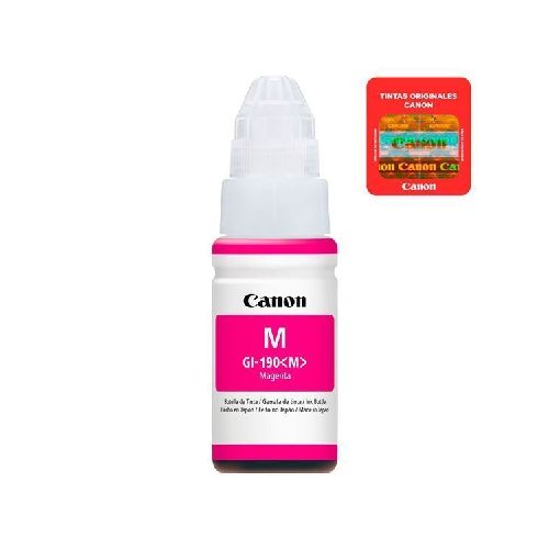 Botella De Tinta Canon Magenta GI-190 M 70ml