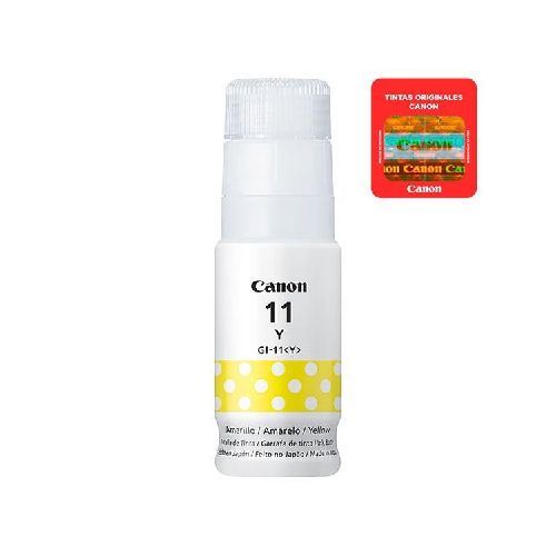 Botella De Tinta Canon Amarillo GI-11 Y 70ml