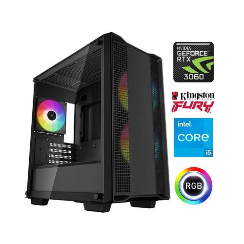 Equipo Gamer Core i5 14400F, 16GB, 1TB NVMe, RTX 4070 12GB