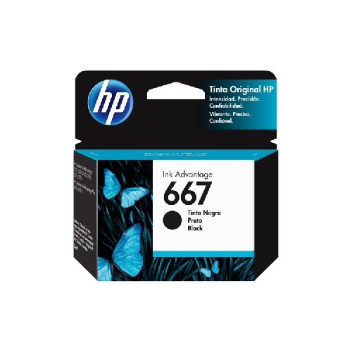 Cartucho de tinta HP - 667 - Ink cartridge - Black - 3YM79AL