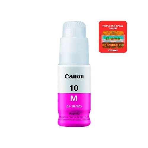 Botella De Tinta Canon Magenta GI-10 M 70ml