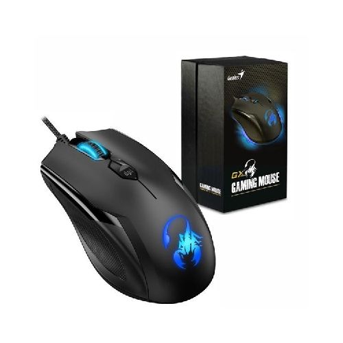 Mouse Gamer Genius GX Ammox X1-600 4 Botones 3.200 DPI Negro RGB