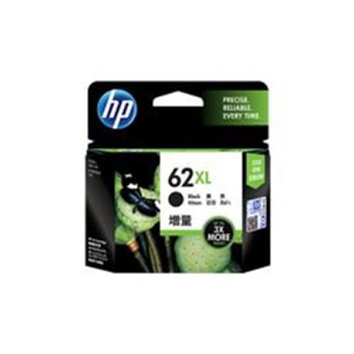 HP 62XL - 12 ml - Alto rendimiento - negro - original - cartucho de tinta - para Envy 55XX, 56XX, 76XX; Officejet 200, 250, 252, 57XX, 8040