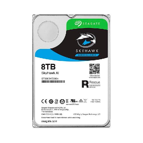 Seagate Disco Duro 8TB SkyHawk AI ST8000VE001