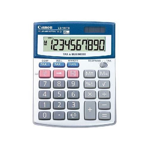 Calculadora de Escritorio Canon Ángulo de Inclinación Carga Solar y Batería