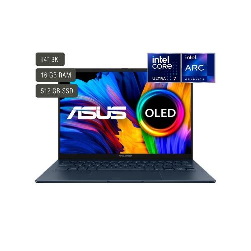 Notebook Asus Zenbook 14'' Oled Core Ultra 7 16gb 512gb W11