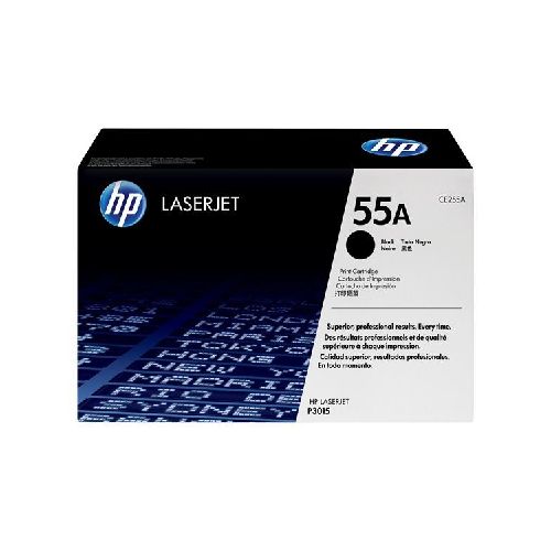 HP 55A - Negro - original - LaserJet - cartucho de tóner (CE255A) - para LaserJet Enterprise MFP M525, P3015; LaserJet Enterprise Flow MFP M525