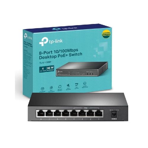 Switch 8 puertos TP-Link 10/100 POE