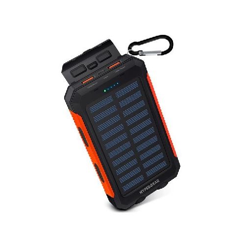 Powerbank Solar Usb Hypergear IPX5 10000mAh Linterna Brújula