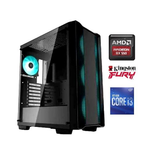 Equipo Gamer Core i3 12100F, 16GB, SSD 480 GB, GTX1050Ti 4GB