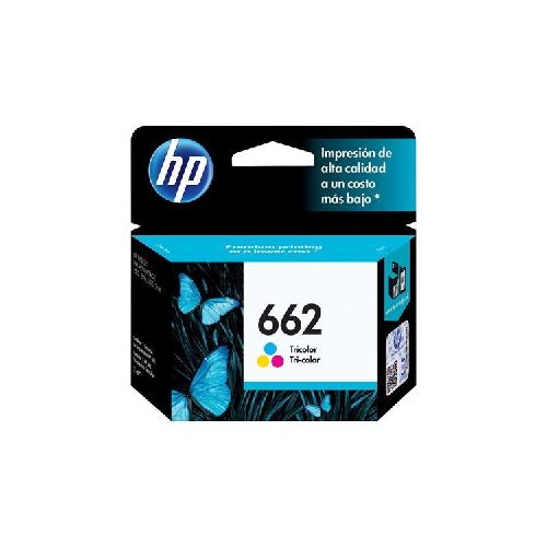 HP 662 - Color (cian, magenta, amarillo) - original - Ink Advantage - cartucho de tinta - para Deskjet 1516, Ink Advantage 15XX, Ink Advantage 26XX, Ink Advantage 46XX