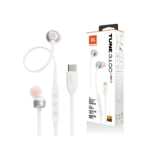 Auricular JBL TUNE 310C blancos