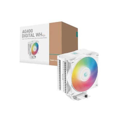 Cooler DeepCool AG400 Digital Blanco ARGB