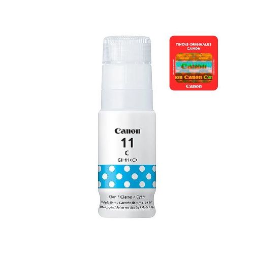 Botella De Tinta Canon Cian GI-11 C 70ml