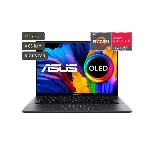 Notebook Asus Zenbook 14'' Oled Ryzen 5 8gb 512gb Win11