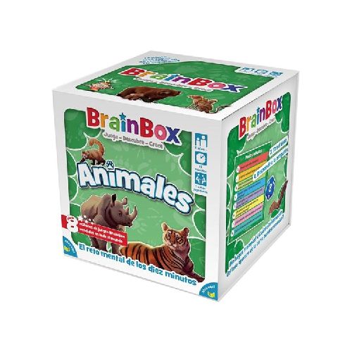 Juego de Mesa Asmodee BrainBox Animales +8