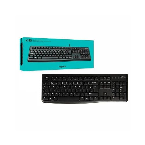 Teclado Logitech K120 negro