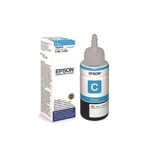 Botella de Tinta Epson a granel 70ml color cyan