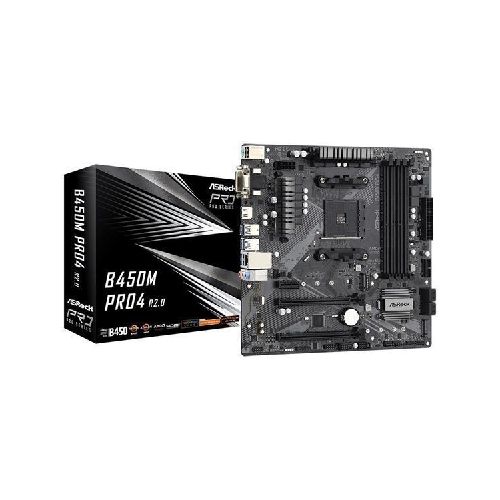 Motherboard Asrock B450m Pro4 R2.0 Am4