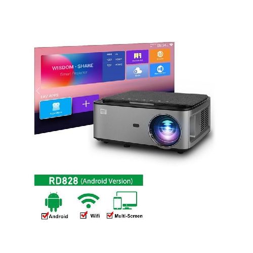 Proyector Rigal Rd-828 Android + Wifi + Bt 3800lm