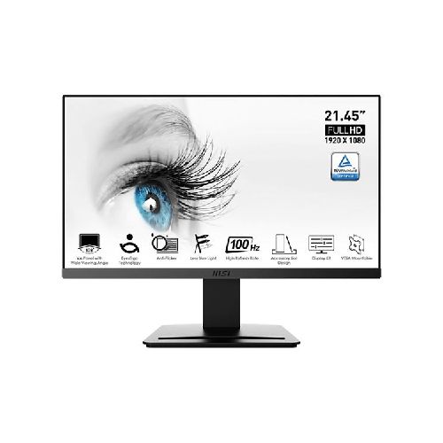 Monitor Gaming Plano Msi PRO MP223 21,45'' FHD 100hz