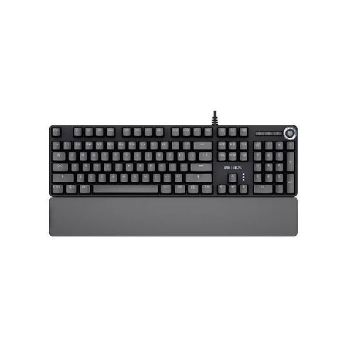 Teclado Gaming Usb Philips Retroiluminado Reposamuñecas