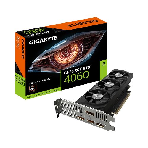 Gigabyte Geforce Rtx 4060 8gb perfil bajo GV-N4060OC-8GL