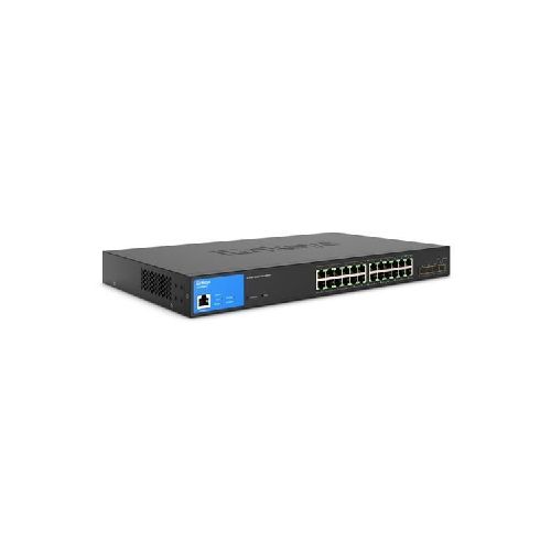 Switch Linksys Lgs328mpc 24pt Poe+ Gbit Adm 4sfp+