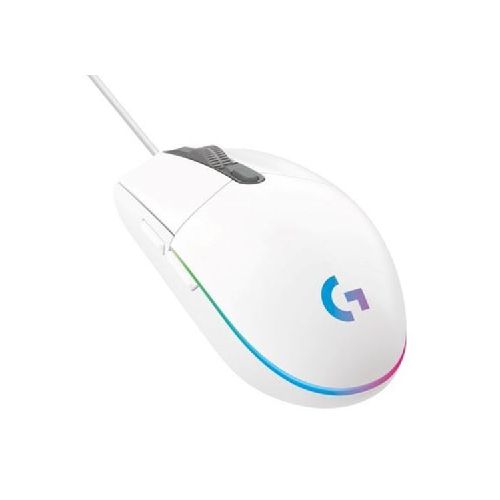 Mouse Logitech G203 Lightsync RGB blanco