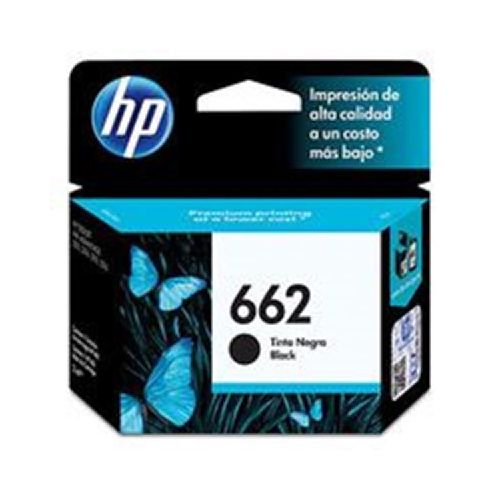 HP 662 - Negro - original - Ink Advantage - cartucho de tinta - para Deskjet 1516, Ink Advantage 15XX, Ink Advantage 26XX, Ink Advantage 46XX