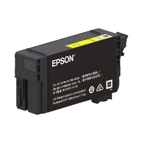 Epson T40W - 50 ml - gran capacidad - amarillo - original - blíster con alarmas de RF/acústica - cartucho de tinta - para SureColor T2170, T3170, T5170